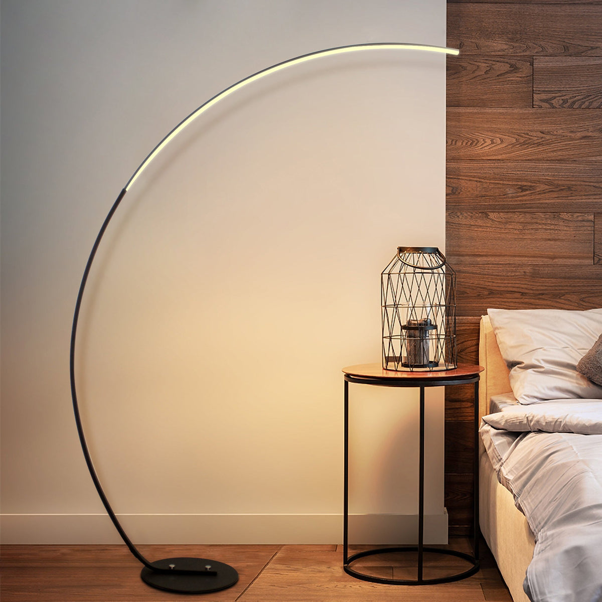 RGBW Modern Curved LED Floor Lamp
