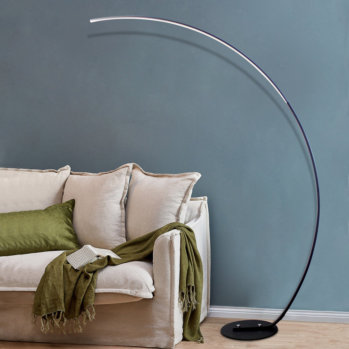 RGBW Modern Curved LED Floor Lamp
