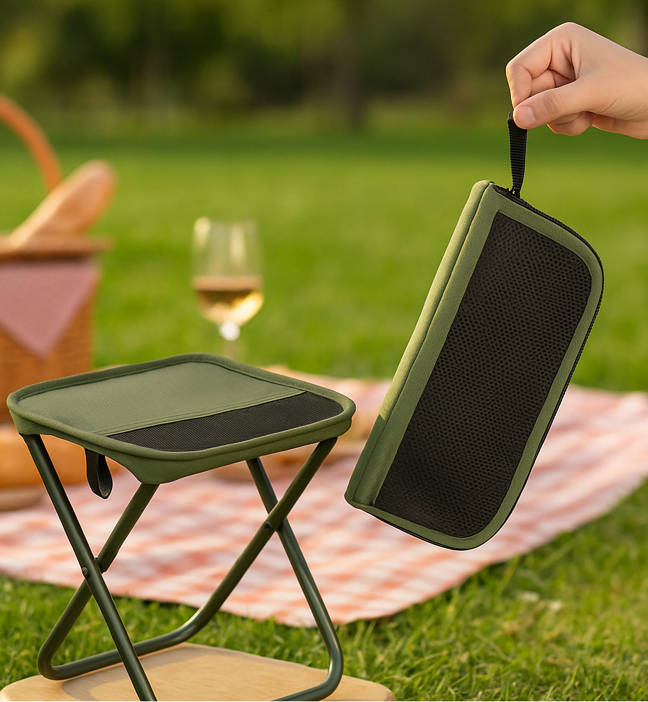 ZIVRA™ Ultra-Light Outdoor Folding Chair – Compact, Durable & Portable