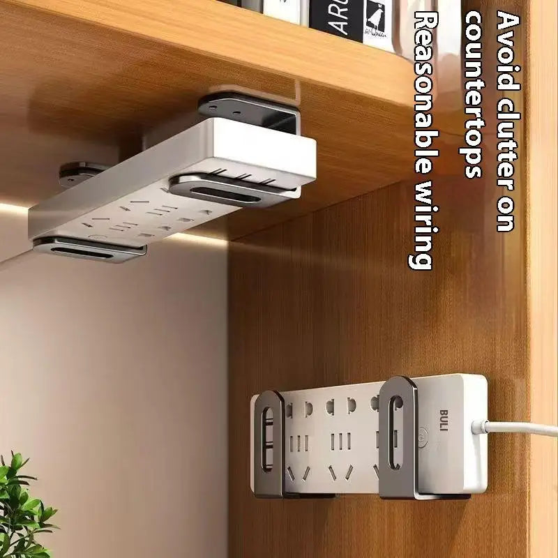 2pcs Home Router Storage Box Wall Artifact Set-top Box Wall-mounted